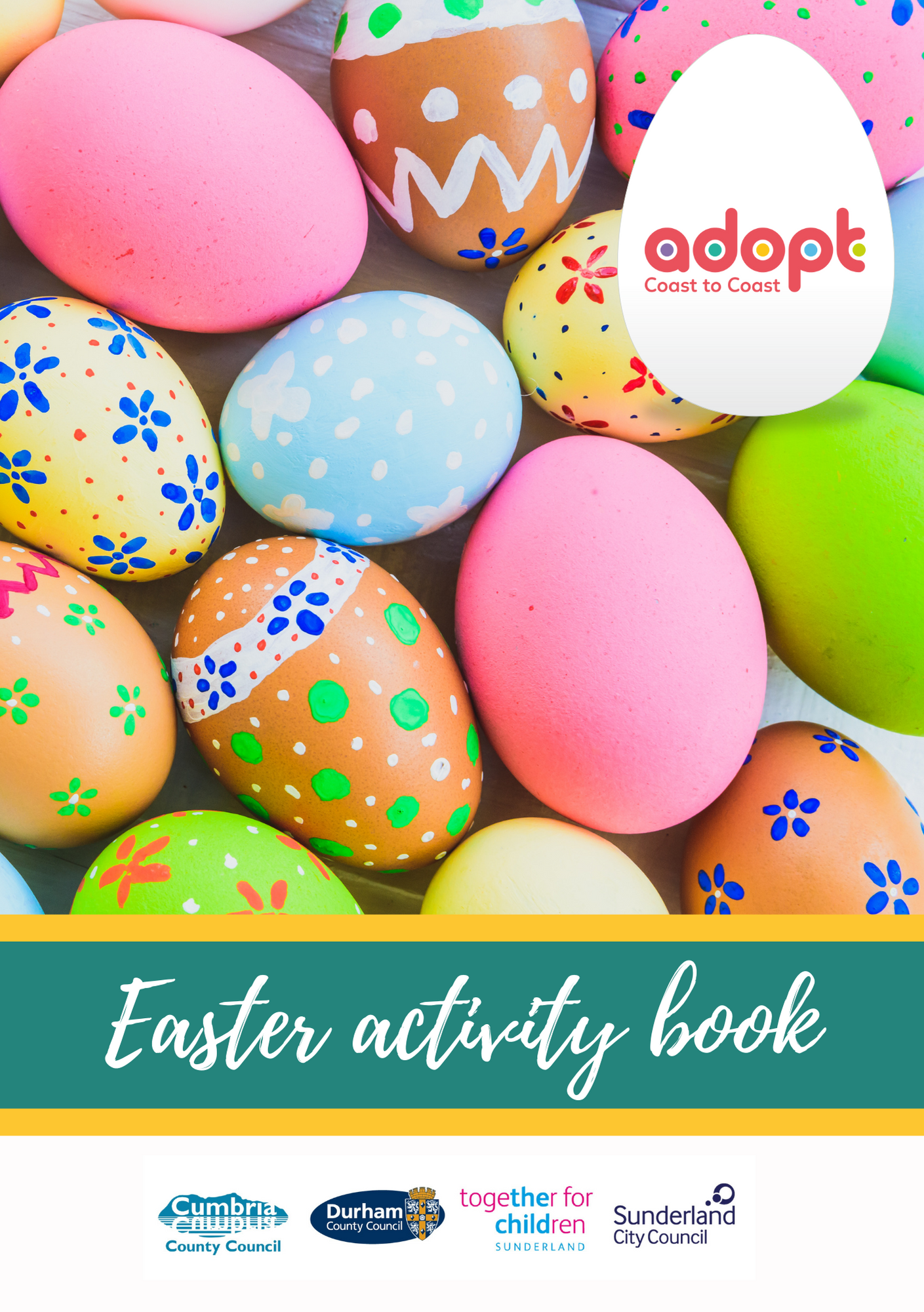 Front cover of Easter activity book