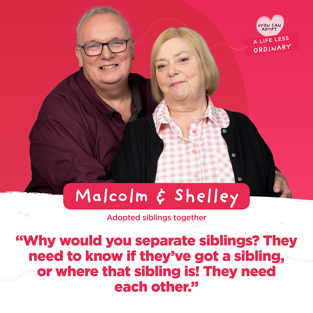 Quote Malcolm and Shelley "Why would you separate siblings? They need to know if they've got a sibling or where that sibling is! They need each other."